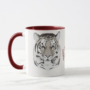 Tiger, tiger face, symbol of 2022 mug