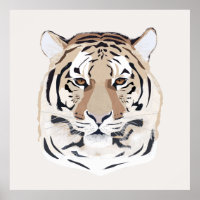 Tiger, tiger face, symbol of 2022