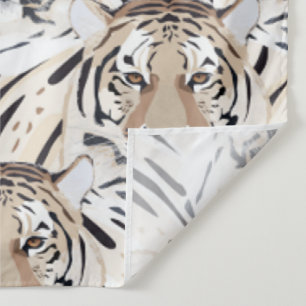 Tiger, tiger face, symbol of 2022 tapestry