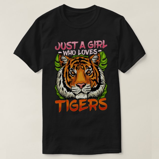 Tiger Tiger Lover Zookeeper T-Shirt (Design Front)