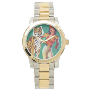 Tiger Trainer Pin-Up Girl Watch