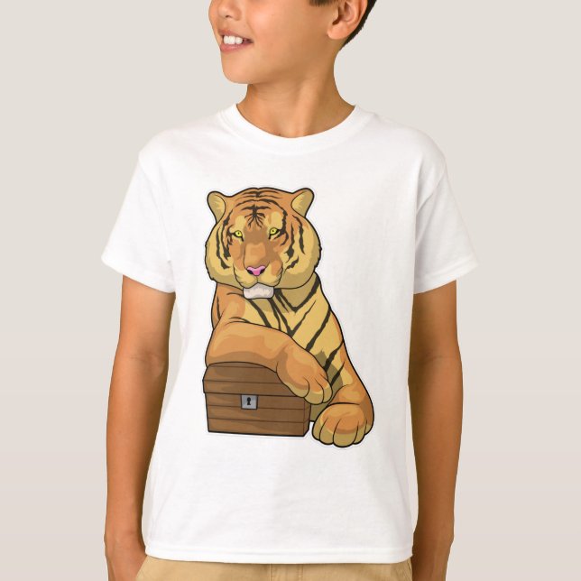 Tiger Treasure chest T-Shirt (Front)