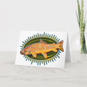 Tiger Trout greeting card