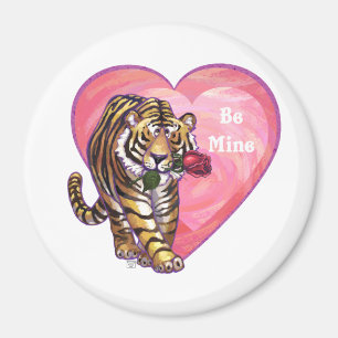 Tiger Valentine's Day Magnet