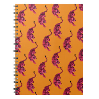 Tiger - Vibrant Pink Notebook