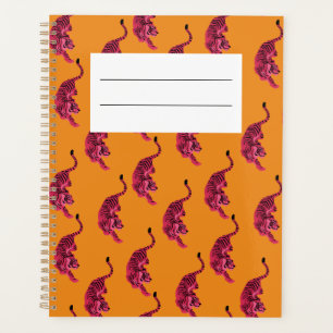 Tiger - Vibrant Pink Planner