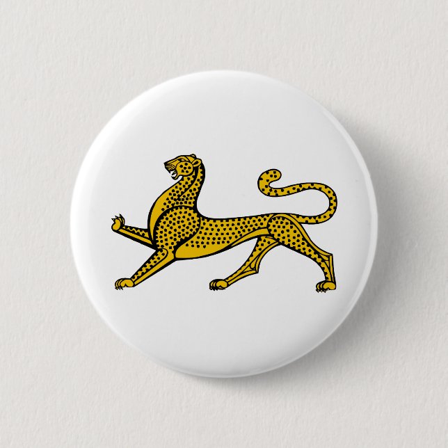 Tiger Walk 6 Cm Round Badge (Front)