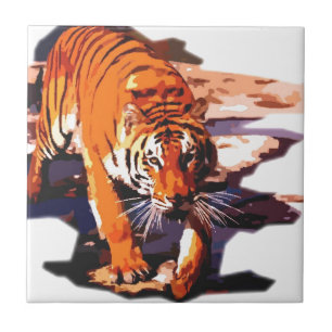 Tiger Walking Tile