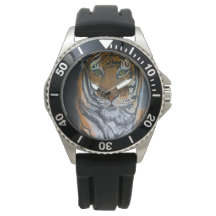 TIGER WATCH DESIGN BY ARTIST PAULA REILLY