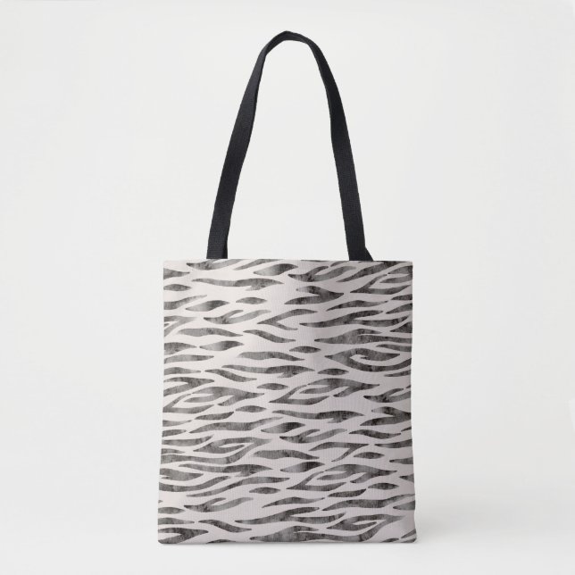 Tiger Wild Animal Skin Pattern Tote Bag (Front)