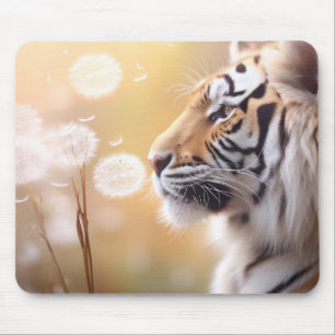 Tiger Wild Animal Tranquil Peaceful Mouse Mat