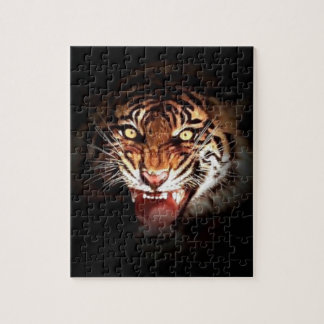 Tiger - Wild Big Cats Animals Art Jigsaw Puzzle