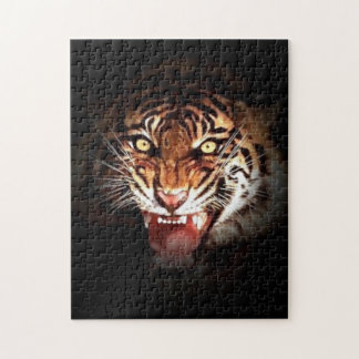 Tiger - Wild Big Cats Animals Art Jigsaw Puzzle
