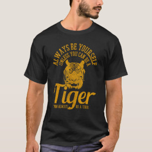 Tiger Wild Cat Chinese Begal Funny Saying Quote Gi T-Shirt