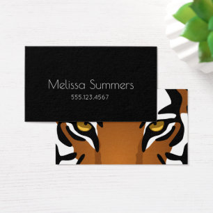 Tiger, Wild Cat on Black