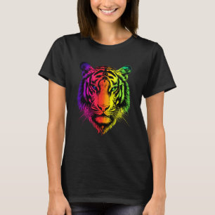 Tiger Wilderness I Love Tigers Wild Big Cats Cute T-Shirt