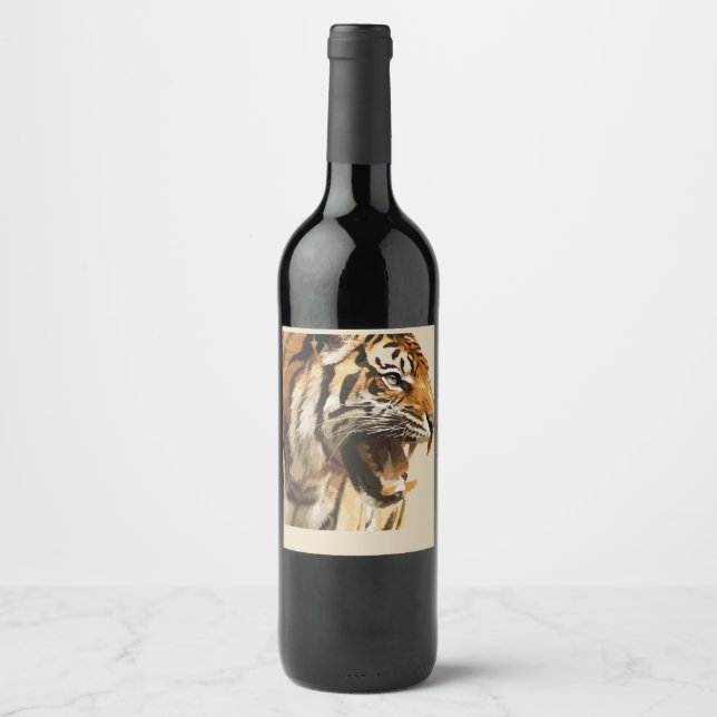 tiger wine label (Front)