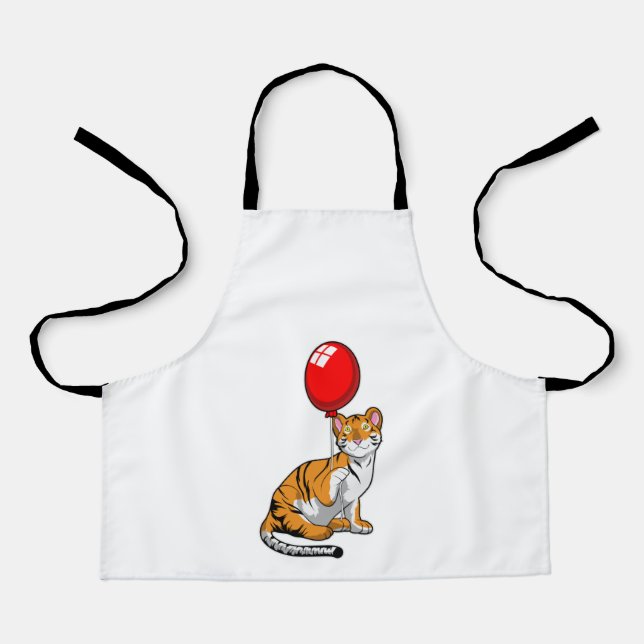 Tiger with Balloon Apron (Front)