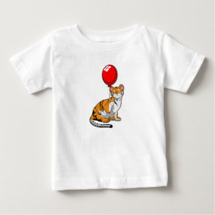 Tiger with Balloon Baby T-Shirt