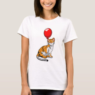 Tiger with Balloon T-Shirt