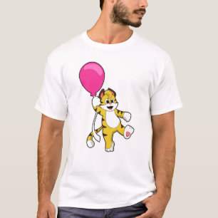 Tiger with Balloon T-Shirt