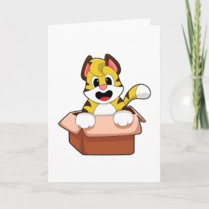 Tiger with Box Card