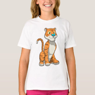Tiger with Butterfly T-Shirt