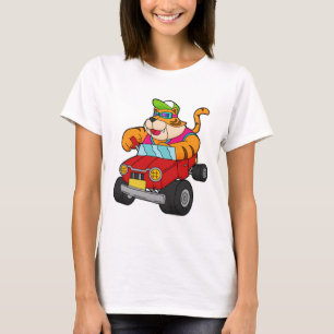 Tiger with Car T-Shirt