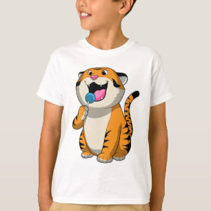 Tiger with Lollipop T-Shirt