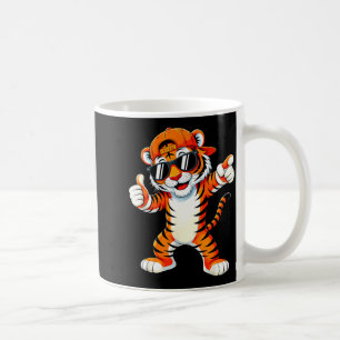 Tiger with sunglasses tiger animal tiger men women coffee mug
