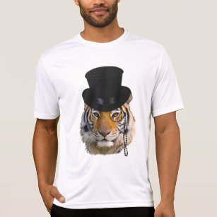 Tiger with Top Hat and Monocle