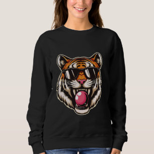 Tiger Women Tiger Face Wild Animal Cute Tiger 2 Sweatshirt