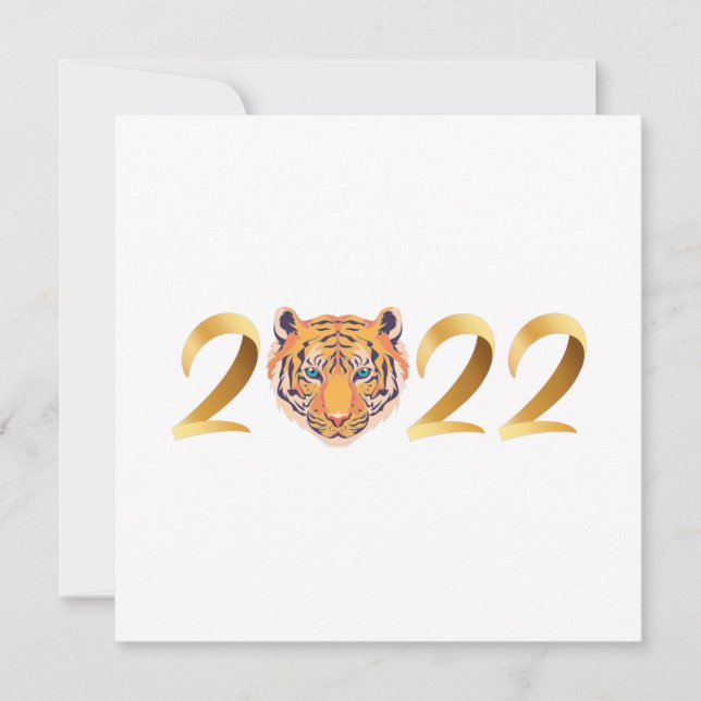 Tiger Year 2022 Postcard (Front)