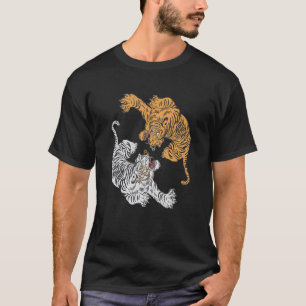 Tiger Yin Yang Predator Cat King Tiger Siberian Ti T-Shirt
