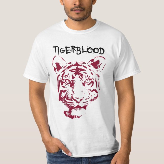 TIGERBLOOD RED T-Shirt (Front)