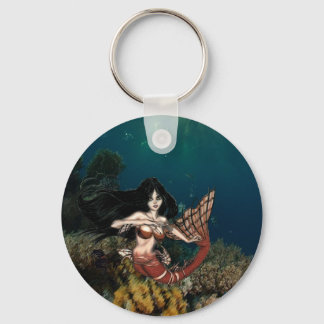 Tigerfish Mermaid by RyuNelo-artz Key Ring