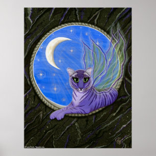 Tigerpixie Fairy Tiger Fantasy Cat Art Print