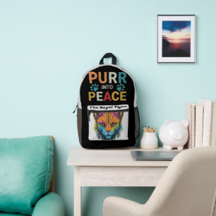 Tiger's Bagpack Printed Backpack