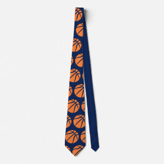 Tigers Basketball Pattern Tie
