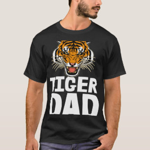 Tigers Dad  Roaring Tiger Tees Men's Tiger Face