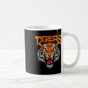 Tigers Football School Sports Distressed Game Day Coffee Mug