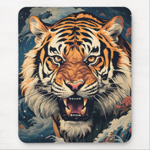 Tiger's Fury Mouse Mat