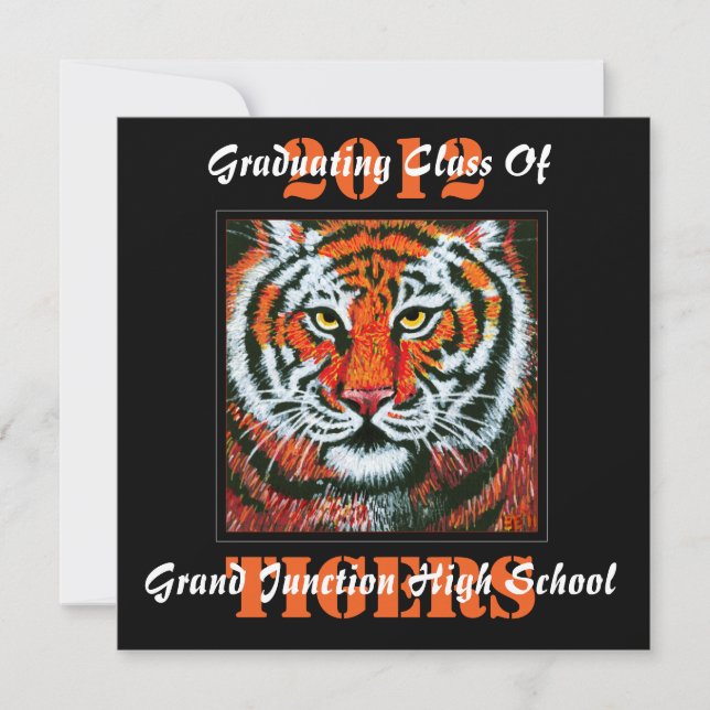Tigers Graduation Announcement (Front)