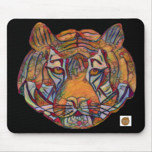 Tiger's Head Mousemat