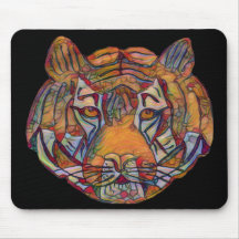 Tiger's Head Mousemat