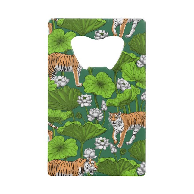 Tigers in the white lotus pond (Front)