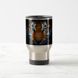 Tiger's Look at Metalic Taza Travel Mug