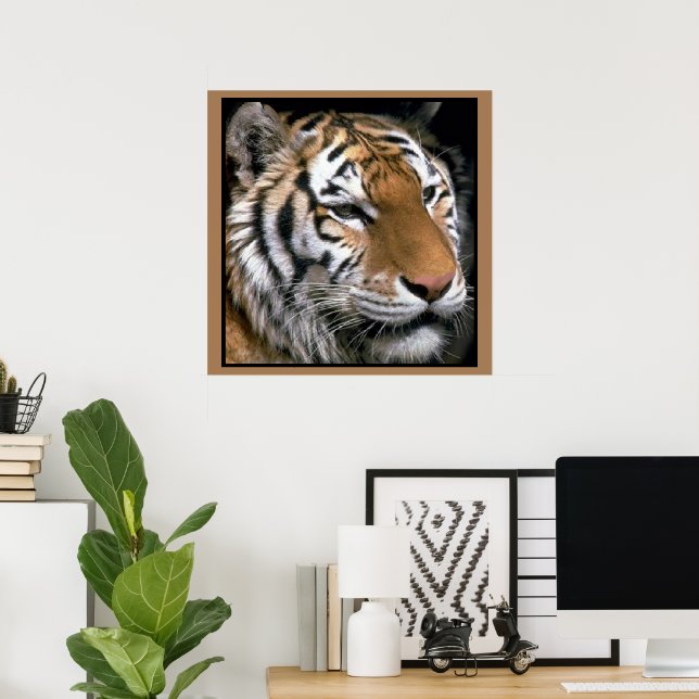 Tigers Lovers Art Poster (Home Office)