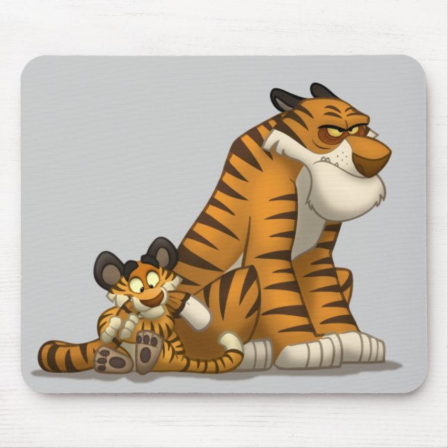 Tigers on a Mousepad (Front)