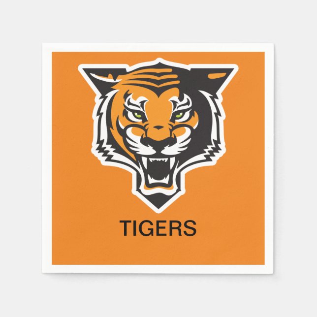TIGERS Paper Napkins (Front)